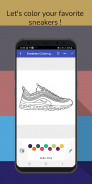 Sneakers Art Coloring Book screenshot 14