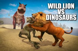 singa liar vs dinosaurus: hidup pertempuran pulau screenshot 7