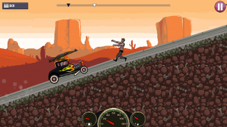 Drive or Die - Zombie Pixel Earn to Racing screenshot 1