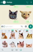 什么应用的最佳猫贴纸  WAStickerApps screenshot 3
