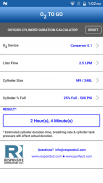 Cylinder Duration Calculator screenshot 0
