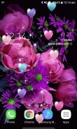 Flowers Hearts Live Wallpaper screenshot 2