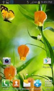 Magic Flowers Butterfly LWP screenshot 1