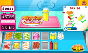 เกมส์ทำแซนวิชอาหารจานด่วน screenshot 1