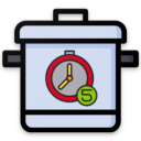 Pressure Cooker Whistle Counter Icon