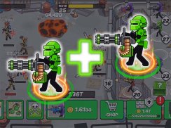 Stickman Defenders: Merge War screenshot 3