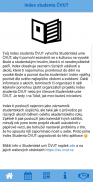 Index studenta ČVUT screenshot 1