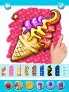 Glitter Ice Cream Coloring screenshot 3