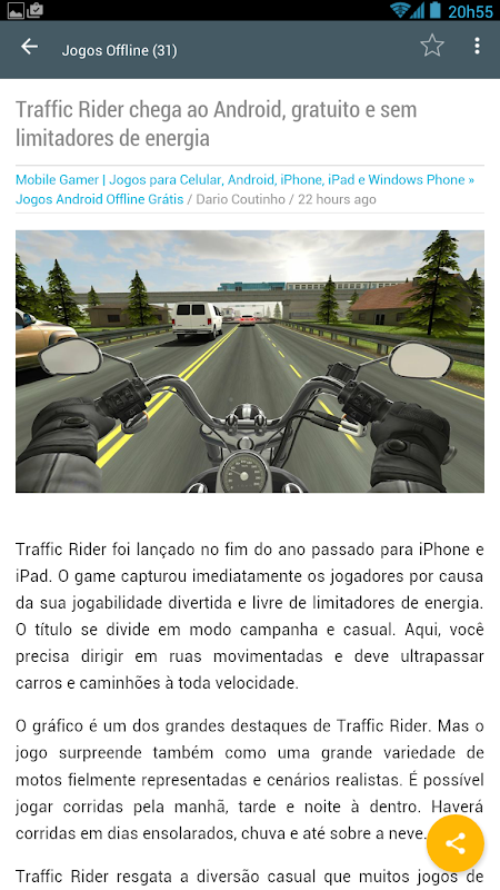 Os 8 JOGOS OFFLINE de MOTO REALISTA para Celular Android 