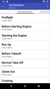 FOSS Flight - EFB Flight Bag Checklists for pilots screenshot 4