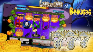 Spooky Halloween slot machine screenshot 1