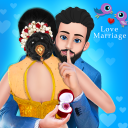 Indian Wedding Love Story Icon