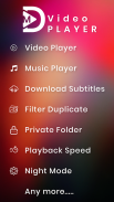 Sax Video Player - All Format HD Video Player 2021 screenshot 1