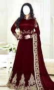 Women Anarkali Photo Suit screenshot 4