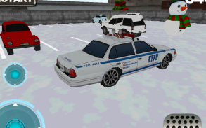 Car winter parking - 3D game screenshot 1