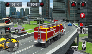 حريق الإنقاذ شاحنة المحاكاة 3D screenshot 12