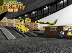 Airport Cargo Forklift Sim 3D screenshot 9