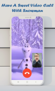 Video call chat snowman prank screenshot 0