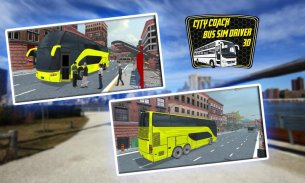 City Coach Bus Sim Driver 3D screenshot 1