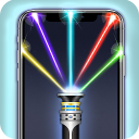 Laser 100 Beams Funny Joke Icon