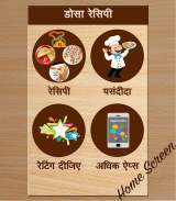 Dosa(डोसा) Recipes in Hindi screenshot 1