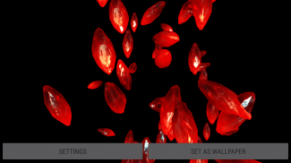 3D Crystals Particles Live Wallpaper screenshot 12