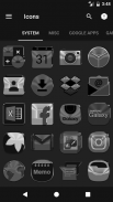 Black,Silver/Grey IconPack v2 screenshot 4