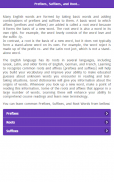 Prefixes Suffixes & Root Word screenshot 0