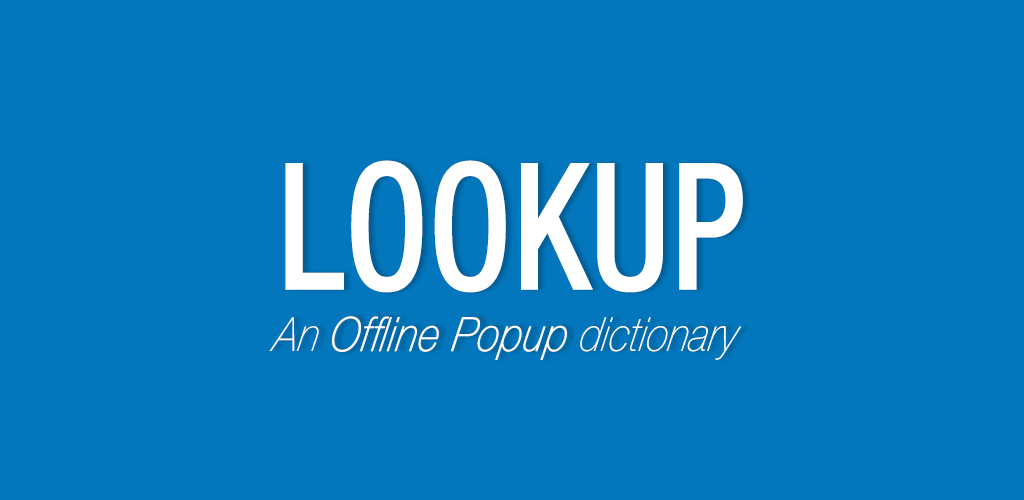 Look up. Pop up Dictionary.