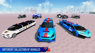 Police Limo Car Transporter - Transport Car Games screenshot 1