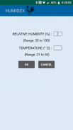 Humidex Score screenshot 1