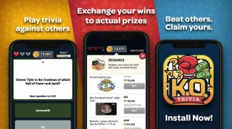 KO Trivia: Win Cash & Rewards Prizes on Quiz Games screenshot 3