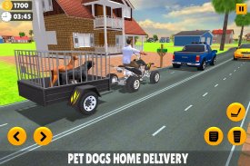 Pet Dog ATV Cargo Transport 3D screenshot 6