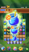 Fruit Magic Master: 3-Gewinnt-Rätsel Blast Spiel screenshot 2