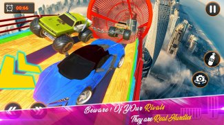 Mega Ramp Car Stunt Race - Double Chain Car Game screenshot 0