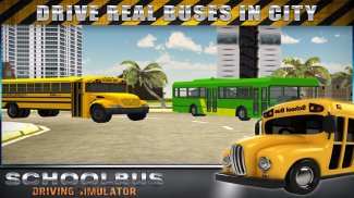 Schoolbus Sürüş Simülatörü 3D screenshot 9