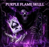 3D Flaming Skull Theme Launcher screenshot 2