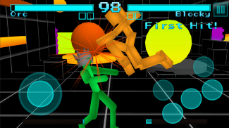 Pertarungan stickman: prajurit neon screenshot 3