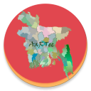 Bangladesh or BD map: AaR Tech Icon