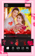 Valentine Day Video Maker  Valentine Slideshow screenshot 1