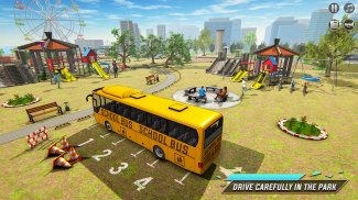 Autobús escolar: juego 3d screenshot 4