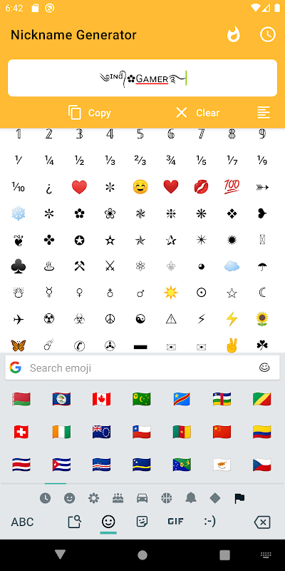 Fancy text generator & symbols 1.4.1 Free Download