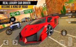 Racing in Highway Car 2018: City Traffic Top Racer screenshot 13
