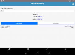 Molecular Weight Calculator screenshot 0