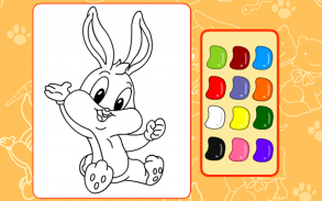 ColoringGame Bunny and Friends screenshot 0