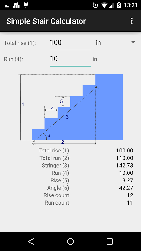 Stair Calculator 