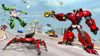 Spider Robot Game: Space Robot Transform Wars screenshot 3