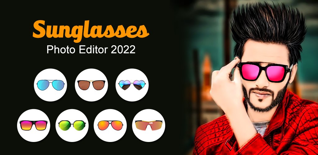 Sunglasses photo effect on sale