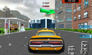 3D Santa Taxi Fahren screenshot 0