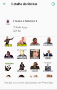 Figurinhas Frases e Memes - WAStickerapps screenshot 3